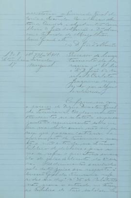 "Processo de levantamento da herança de El-Rei o Senhor D. João 6.º e rainha D. Carlota Joaq...
