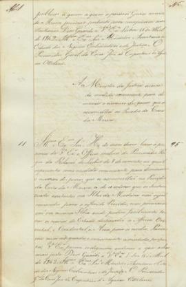 "Ao Ministro da Justiça ácerca da medida conveniente para diminuir o numero dos presos que s...