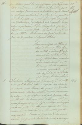 "Idem em virtude do Officio do Ministerio do Reino de 25 de Setembro de 1843, á cerca do off...