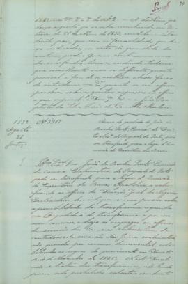 "Acerca do pedido de João da Rocha Pinto, Escrivão da Camara Ecclisiastica do Bispado do Por...
