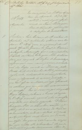 "[Parecer] em cumprimento da Portaria do Ministerio da Marinha de 7 de Setembro de 1847, áce...