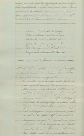 "Avacá. - Que direitos deve pagar? Podem considerar-se oriundos das nossas Possessões, ou na...