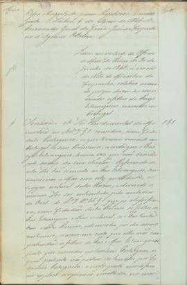 "Iedem em virtude do Officio do Ministerio do Reino de 30 de Junho de 1843, é cerca da Nota ...