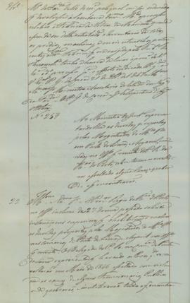 "Ao ministro da Justiça representando-lhe as dúvidas propostas pelos magistrados do Ministér...