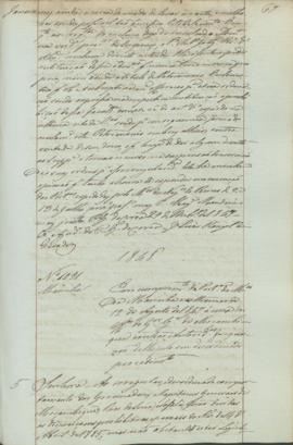"Em cumprimento da Portaria do Ministério da Marinha e Ultramarde 12 de Agosto de 1847 á cer...