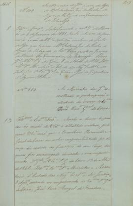 "Ao ministro da Justiça remetendo a participação e atestado de doença do Exmo. Conselheiro P...