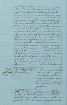"Incompatibilidade do exercício de funções de parocho e conservador registo predial no conce...