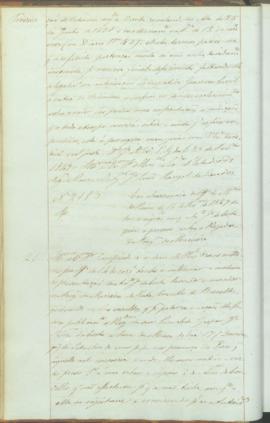 "Em observancia do Officio do Ministerio do Reino de 14 de Fevereiro de 1849 sobre o requeri...