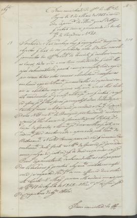 "Idem em virtude do officio do Ministerio do Reyno de 9 de Maio de 1842 ácerca da Representa...