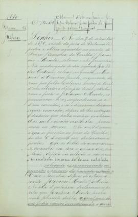 "Manoel d'Oliveira Junior e Jose Pedro Catanas pedem perdão da pena que se acham cumprindo.&...