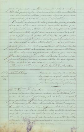 "Acerca do modo de attender ás reclamações sobre contribuição predial pelos estragos causado...