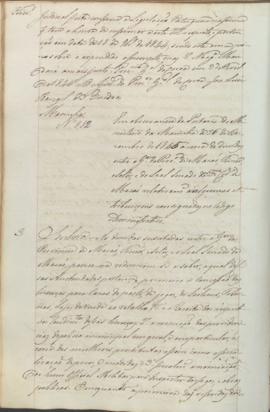 "Em observancia da Portaria do Ministerio da Marinha de 26 de Dezembro de 1845 ácerca de duv...