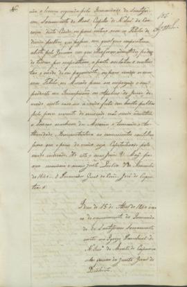 "Idem de 15 de Abril de 1840 ácerca de requerimento da Irmandade do Santissimo Sacramento er...