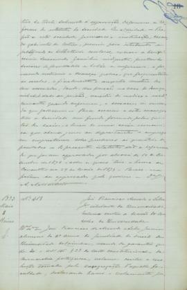 "José Francisco Azevedo e Silva Júnior estudante da Universidade reclama contra a decisão do...