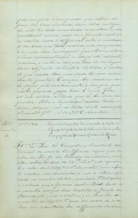 "Sobre o direito que deve ter a quantia de 170$439 reis diferença do Agio de Cambio de certa...