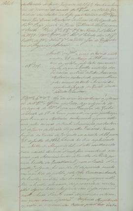 "Ao ministro da Justiça acerca de ter sido morto no dia 25 de março de 1848 com um tiro de p...