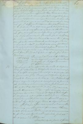 "Em cumprimento da Portaria de 4 d'Agosto 1851 acerca das arguições contra o Juis de Direito...