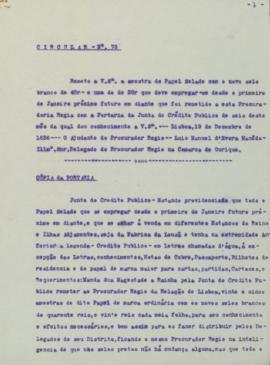 Circular n.º 75