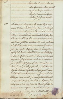 "Idem de 18 de Fevereiro de 1840 acerca de alguns erros e abusos commettidos pelo Delegado d...