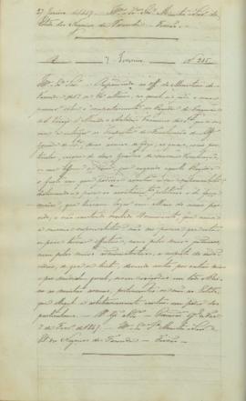 Parecer acerca do comportamento do regedor da freguesia de São Tiago de Almada, António Francisco...
