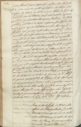 "Idem de 20 de Julho de 1840 sobre officio do Administrador Geral de Vianna, e mais papeis, ...