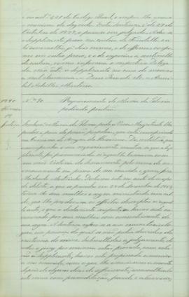 "Requerimento de Maria da Gloria pedindo perdão"