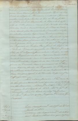 "Em cumprimento do officio de 27 de Junho de 1861. Acêrca dos requerimentos de Manoel Pinhei...