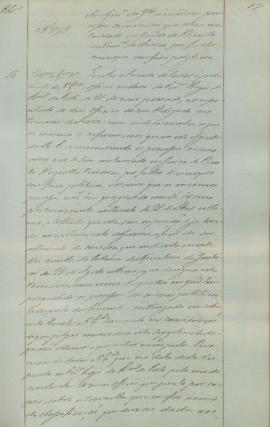 "Ao ministro da Justiça acerca dos processos criminosos que se têm instaurado no juízo de di...