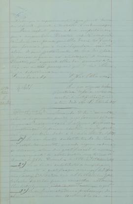 "Em que alguns professores de instrução superior reclamam contra a interpretação que se tem ...