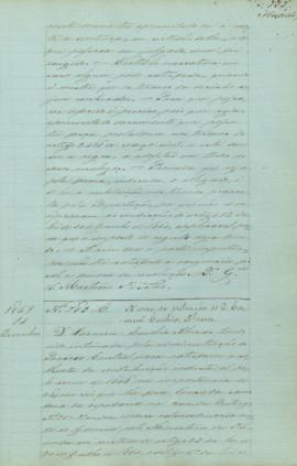 "Acerca da pretenção de D. Carmem Eusebia Álvares."