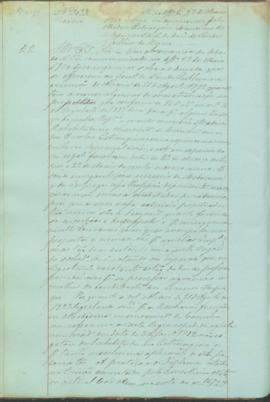 "Em resposta ao Officio de 23 de Março 1850 acerca da concorrencia pelos Medicos Estrangeiro...