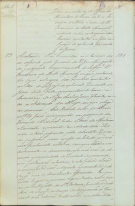 "Idem em virtude do Officio do Ministerio do Reino de 8 de Fevereiro de 1844, ácerca de D. F...