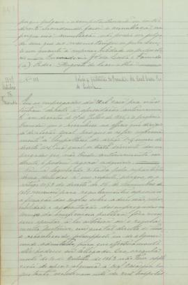 "Sobre a pretensão do provedor da Real Casa Pia de Lisboa"