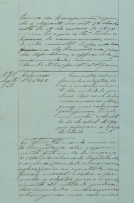 "Consulta sobre a fórmula a adotar para o reconhecimento da entidade jurídica das sociedades...