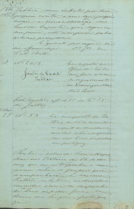 "Em cumprimento da Portaria de 16 do corrente a respeito de duvidas occorridas sobre o despa...