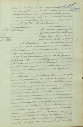 "Á cerca do requerimento do Conselheiro José Maria Pereira Forjaz com referencia ás obras fe...