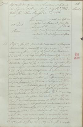 "Em cumprimento do officio do Ministerio do Reino de 7 de Julho de 1846, á cerca do Estabele...