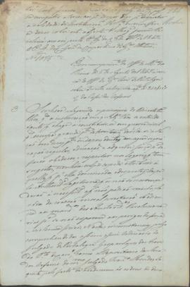 "Em cumprimento do Officio do Ministerio do Reino de 5 de Agosto de 1847 á cerca do officio ...