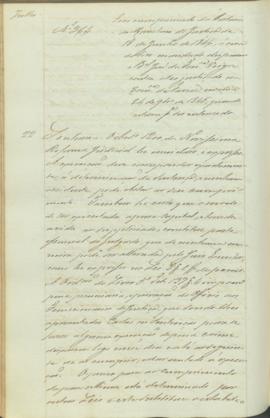 "Em cumprimento da Portaria do Ministerio da Justiça de 18 de Junho de 1846, ácerca do tiro ...