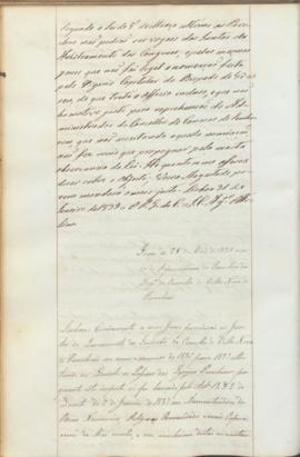"Idem de 28 de Maio de 1838 acerca de Representação dos Parochos das Freguesias do Conselho ...