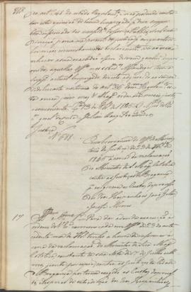 "Em observancia do Officio do Ministerio da Justiça de 23 de Setembro de 1845 á cerca da rec...