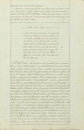 "Ministerio da Fazenda / Secretaria da Fazenda / Despejo da Caza, pertencente ao Estado, occ...