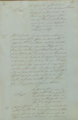 "Ao ministro da Justiça acerca da querela dada pelo delegado na comarca de Faro, contra Joaq...