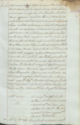 "Em cumprimento do Officio do Ministerio do Reino de 15 de Janeiro de 1850, ácerca do requer...