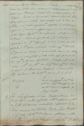 "Em cumprimento da Portaria do Ministerio dos Negocios Estrangeiros de 21 de Dezembro de 185...