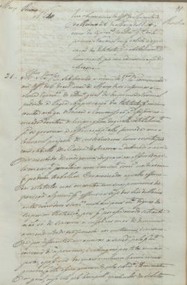 "Em observancia do Officio do Ministerio do Reino de 6 de Março de 1846, á cerca da reprezen...