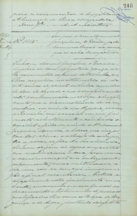 "Em que o reu Manoel Gonçalves, o Parada, pede commutação da pena que se acha cumprindo"