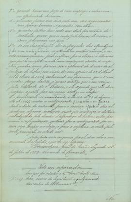 "Voto em separado Em que foi relator o Exmo. Conselheiro Couto Monteiro, acerca da liquidaçã...