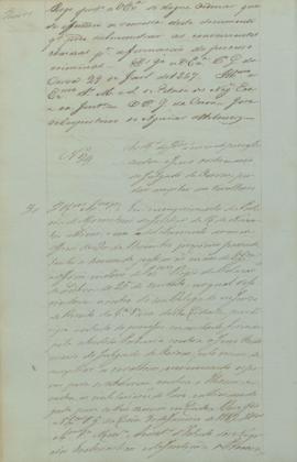 "Ao ministro da Justiça acerca do processo contra o juiz ordinário do julgado de Oeiras, por...
