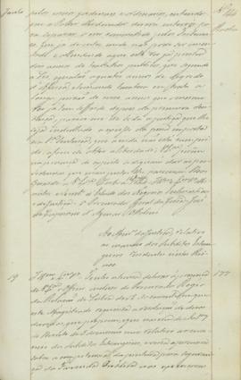 "Ao Ministro da Justiça, relativo ao maneio dos Subditos Estrangeiros residentes n'estes Rei...